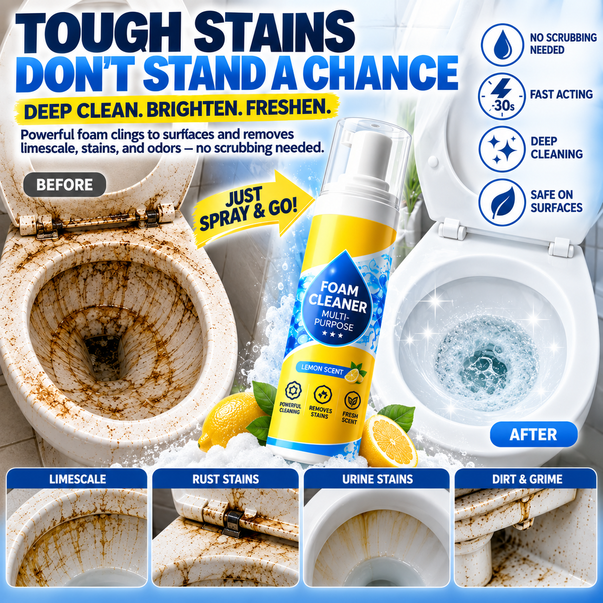 🎁 Exclusive Offer | Only 5 Bottles Left — Get an Extra 80% OFF Today on the Powerful Enzyme Foam Cleaner for Stubborn Stains. Grab Yours Before It’s Gone! 🎁