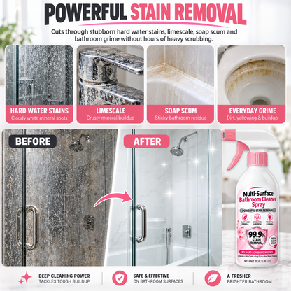 ⏰ Congratulations! You’ve Unlocked an Exclusive Offer — Get an Extra 90% OFF Today on the Multi-Purpose Bathroom Cleaner Spray. Limited-Time Deal, Offer Ends Soon! ⏰