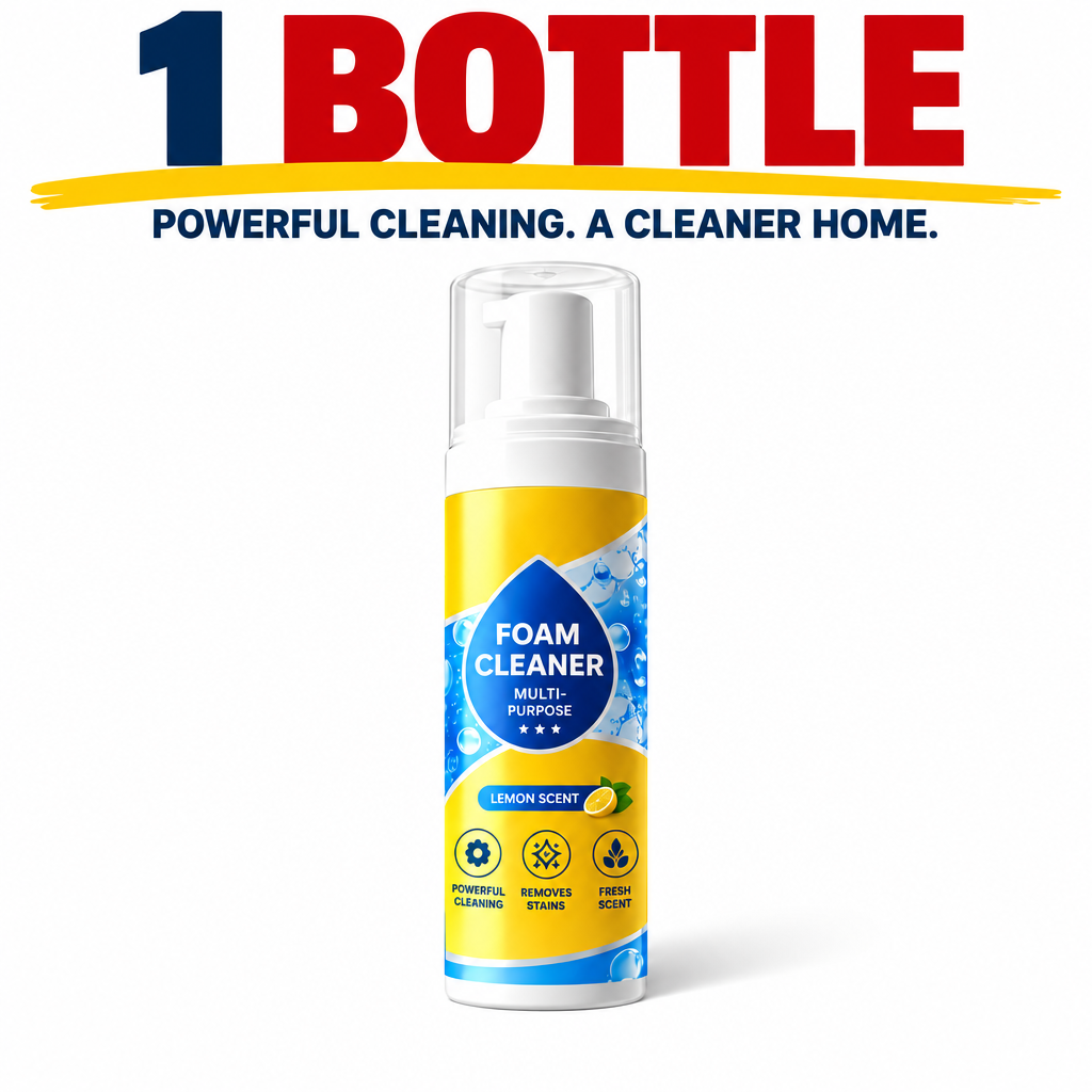 🎁 Exclusive Offer | Only 5 Bottles Left — Get an Extra 80% OFF Today on the Powerful Enzyme Foam Cleaner for Stubborn Stains. Grab Yours Before It’s Gone! 🎁